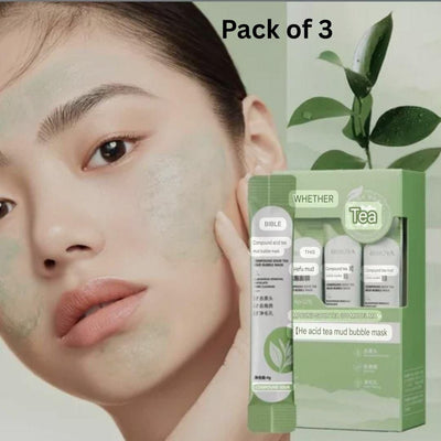 Compound Sour Tea Bubble Mask (Pack of 3)